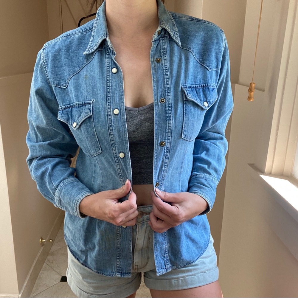 REPLAY Italian Vintage Denim Button down Jacket